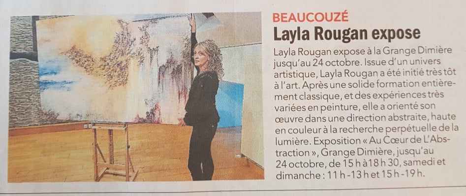 Layla Rougan - Courrier de l'Ouest - La Grange Dîmière- Beaucouzé- octobre 2021