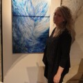 Layla Rougan artiste peintre abstrait Angers. Abbaye de Bouchemaine