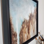 30 x 30 cm ( encadrée )