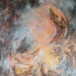 60 x 60 cm - huile, acrylique sur toile de lin