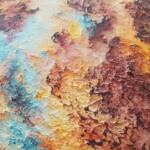 40 x 50 cm - huile, acrylique sur toile mixte