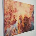 40 x 50 cm - huile, acrylique sur toile mixte