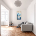 120 x 60 cm - 120 x 60 cm - ( 60 x 60 x 2 ) technique mixte, acrylique, huile et pigments d'argent/ toile de lin française.