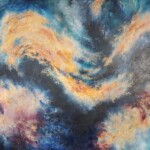 80 x 100 cm Layla Rougan-Artiste Peintre France-Art Abstrait Angers-Art