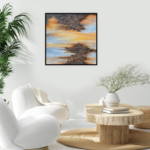 80 x 80 cm /encadrée