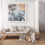 100 x 100 cm (hors cadre / without frame)