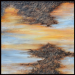 80 x 80 cm / encadrée