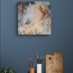 60 x 60 cm - huile, acrylique sur toile de lin