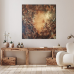 150 x 150 cm Layla Rougan-Artiste Peintre France-Art Abstrait Angers-Art