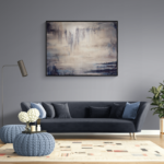 114 x 146 cm Layla Rougan - Peinture Abstraite Angers - Artiste Peintre France - Rougan Peintre Abstrait Angers