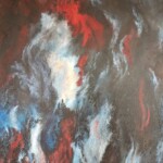 Madama Butterfly - 130 x 97 cm Layla Rougan- Artiste Peintre - France - Art Contemporain - Art Abstrait -Abstraction lyrique - Rougan