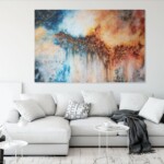 130 x 195 cm - huile /toile de lin Layla Rougan-Artiste Peintre-France-Art Contemporain-Art Abstrait