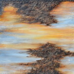 80 x 80 cm / encadrée Layla Rougan- Artiste Peintre - France - Art Contemporain - Art Abstrait -Abstraction lyrique