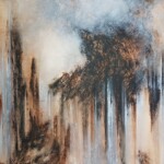 89 x 116 cm Layla Rougan-Artiste Peintre France-Art Abstrait Angers-Art